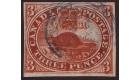 SG18b. 1857 3d Red 'Major re-entry'. A cracking used example...