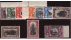 SG114-123. 1934 Set of 10. Superb mint, mostly marginal...