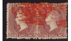 SG21. 1875 1/- Claret. Very fine used pair with...