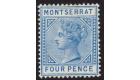 SG5. 1880 4d Blue. Superb fresh well centred mint...