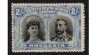 SG154. 1910 2/- Black and dull blue. Superb fresh mint...