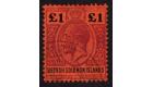 SG38. 1914 £1 Purple and black/red. Brilliant fine used...