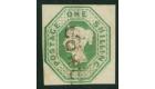 SG55. 1847 1/- Green. An attractive used example...