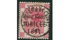 SG51. 1891 2c Carmine. Brilliant fine used...