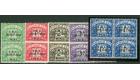 SG TD1-TD5. 1948 Set of 5. Brilliant U/Mblocks of 4...