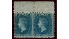 SG13. 1869 1/- Indigo. Superb top sheet mint large...