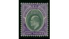 SG32. 1906 £1 Green and violet. Superb fresh mint...