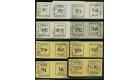 SG D1a-D10a. 1925 Postage Due set superb fine used tete-beche...