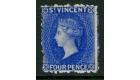 SG38. 1881 4d Bright blue. A magnificent fresh...