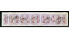 SG11. 1882 1/2d In red on half 1d. Six pairs...
