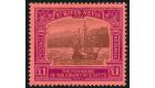 SG60. 1923 £1 Black and purple/red. Brilliant fresh U/M mint...