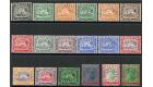 SG68s-85s. 1935 Set of 18. 'SPECIMEN'. Brilliant fresh mint...