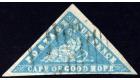 SG14. 1861 4d Pale milky blue. Superb fine used with beautiful..
