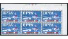 SG715a. 1967 9d Multicoloured. Missing 4 colours. U/M block...