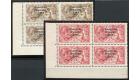 SG64-65. 1922 2/6 and 5/-. Both in brilliant fresh corner sheet