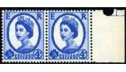 SG Spec.S85b. 1965 4d Deep ultramarine. 'Double Impression'. U/M