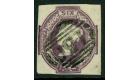 SG59. 1847 6d Dull Lilac. Superb used...