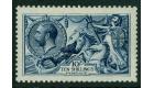 SG402. 1913 10/- Indigo-Blue. Superb fresh mint