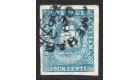 SG19a. 1854 4c Blue 'Retouched'. Superb used...