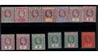 SG73-85. 1903 Set of 13. Mostly U/M mint...