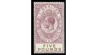 SG108. 1925 £5 Violet and black. Choice superb fresh mint...