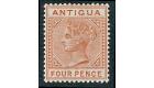 SG28a. 1887 4d Chestnut. 'Top left triangle detached'. Brilliant