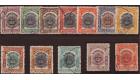 SG117-128. 1902 Set of 12. Superb fine used...