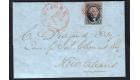 SG2. 1848 10c Black on lovely entire to New Orleans...