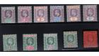 SG38-48. 1902 Set of 11. Brilliant fresh mint...