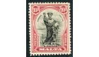 SG209. 1930 10/- Black and carmine. Superb fresh well centred mi