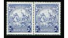 SG251bb. 1944 2 1/2d Blue. 'Mark on central ornament'. U/M mint.