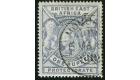 SG92a. 1901 1r Dull blue. Superb fine used...