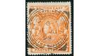 SG93. 1897 2r Orange. Superb fine used with beautiful colour and