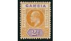 SG59a. 1906 2d Orange and mauve. 'Dented Frame'. Superb fresh mi