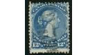SG60b. 1868 12 1/2c Bright blue. 'Watermarked'. Very fine used..