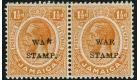 SG71e. 1916 1 1/2d Orange. "R" inserted by hand. Choice mint...