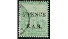 SG1. 1899 1/2 PENCE on 1/2d green. Superb fine used...