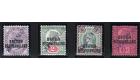 SG33s-36s. 1891 Set of 4 'SPECIMEN'. Superb mint...