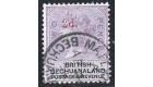 SG23b. 1888 2d on 2d Lilac and black. Curved foot to "2". Superb