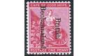 SG38e. 1893 1d Carmine-red. No dots to "i" in "British". Brillia