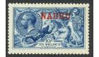 SG23d. 1916 10/- Deep bright blue. Superb fresh well...