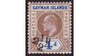 SG35. 1908 2 1/2d on 4d Brown and blue. Brilliant fresh well cen