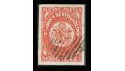 SG8. 1857 8d Scarlet-vermilion. Superb fine used with large marg