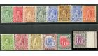 SG131-141. 1921 Set of 14. Brilliant fresh mint...