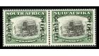 SG O50. 1953 5/- Black and pale blue-green. 'Official'. Brillian