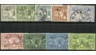 SG43-51. 1925 Set of 9. Superb fine used...