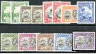 SG135-144. 1934 Set complete with perf varieties, brilliant mint