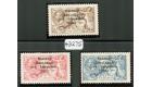 SG44-46. 1922 Set of 3, 2/6 to 10/-. Superb fresh mint...