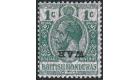 SG114a. 1916 1c Green. 'Overprint Inverted'. Brilliant fresh min