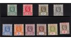 SG108-117. 1921 Set of 10. Lovely fresh mint...